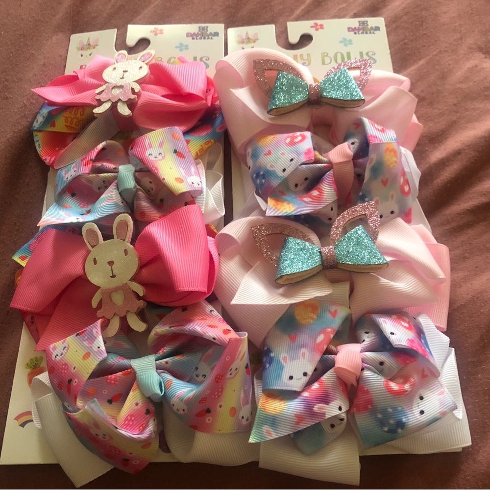 NWT Little girls hair bows.